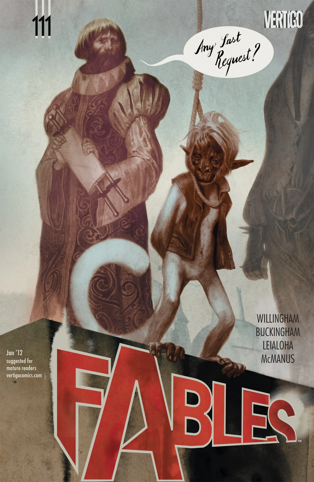 Fables #111 (DC, 2011 — Cover A) cover
